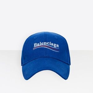Balenciaga Campaign Hat Bleu Pacifique